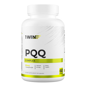 1WIN / Комплекс PQQ 20мг + Коэнзим Q10, 60 капсул
