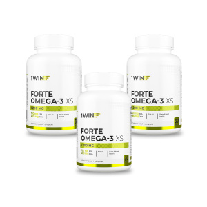 1WIN / Набор Omega-3 60%, XS 1200 мг, 120 капсул, 3 шт. 