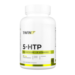1WIN /  5-HTP  c магнием и витаминами группы В, 60 капсул