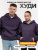 1WIN / Худи теплое Цвет серо-фиолетовый, размер S-2XL
