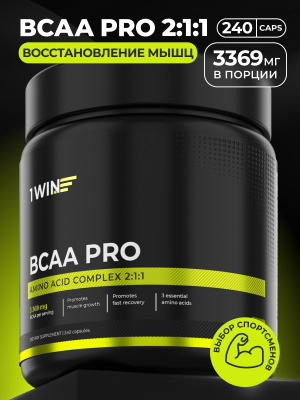 1WIN / ВСАА PRO, 240 капсул