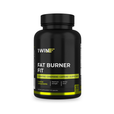 1WIN / Fat Burner Fit / Жиросжигатель, 90 капсул